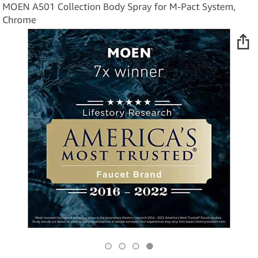 NEW Moen A501 Body Spray (6 available!)